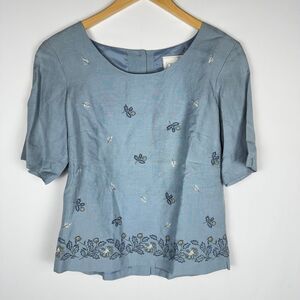 Jordan Embellished Half Sleeve Top